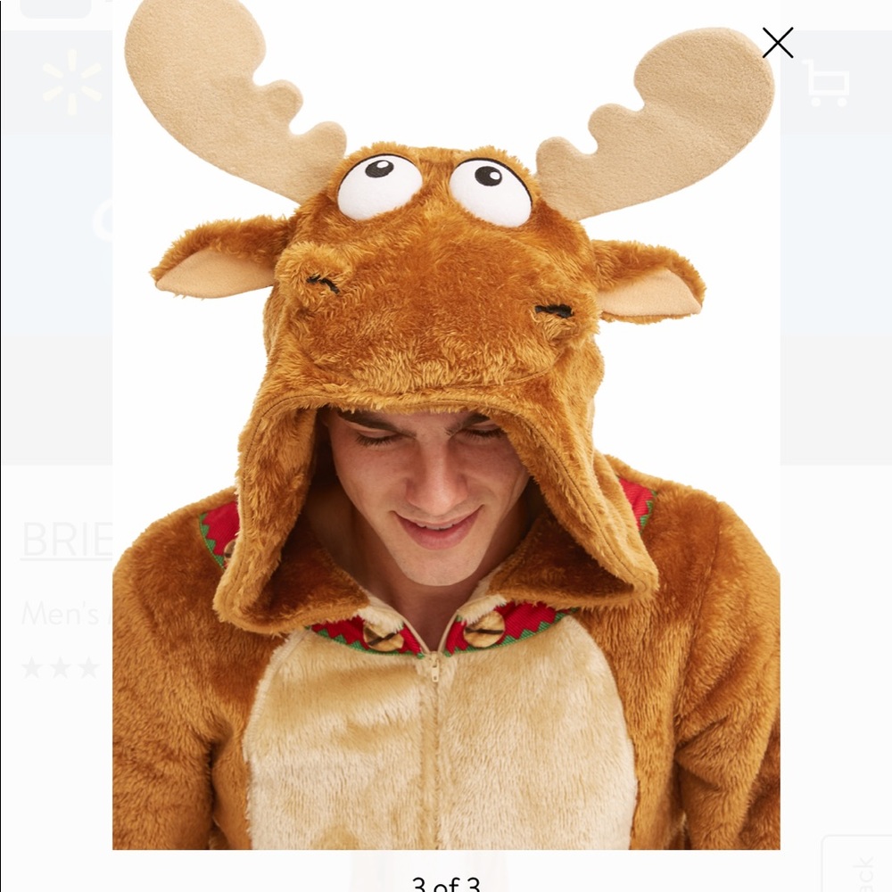 🎅🏼Reindeer/Moose Adult Onsie🎅🏼